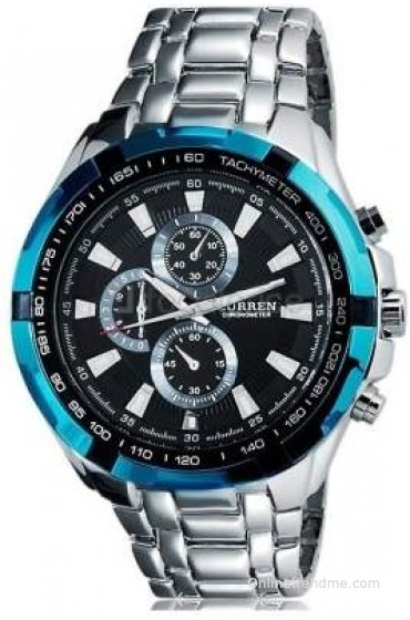 Curren Cur-Blue Decker Analog Watch - For Men